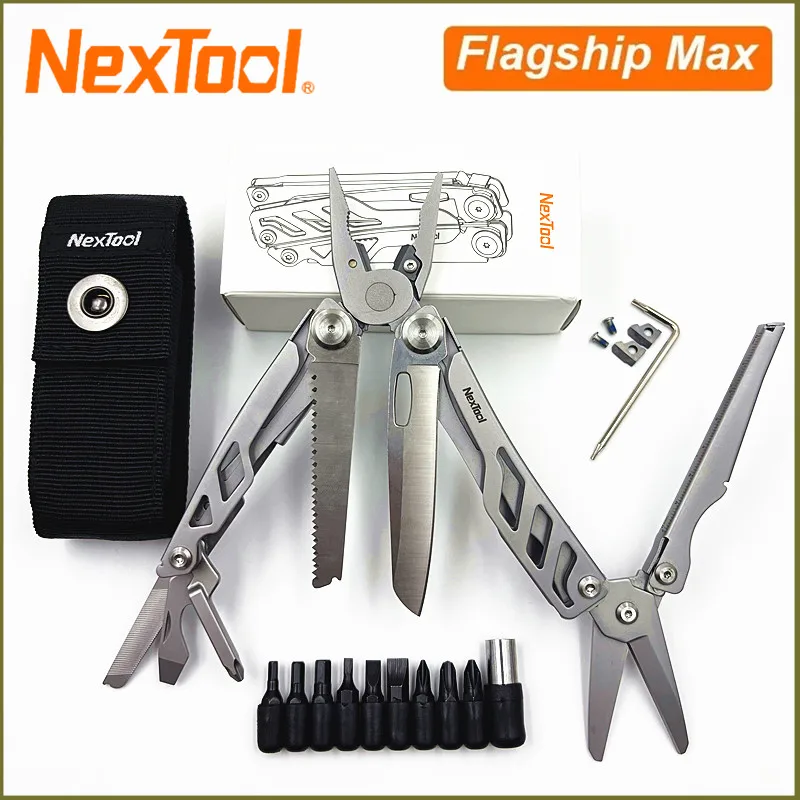 

NexTool Flagship Max 14 In 1 EDC Multi tool Pliers Folding Knife Tactical Pocket Camping Survival knives Multitool Tools Plier