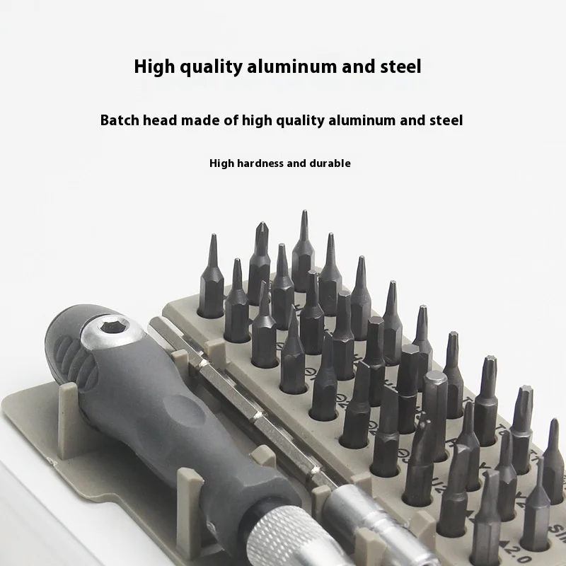 32-In-One Precision CRV Magnetic Steel Slotted Screwdriver Set Multi-Function DIY Household Repair Tool Hot for Disassembly