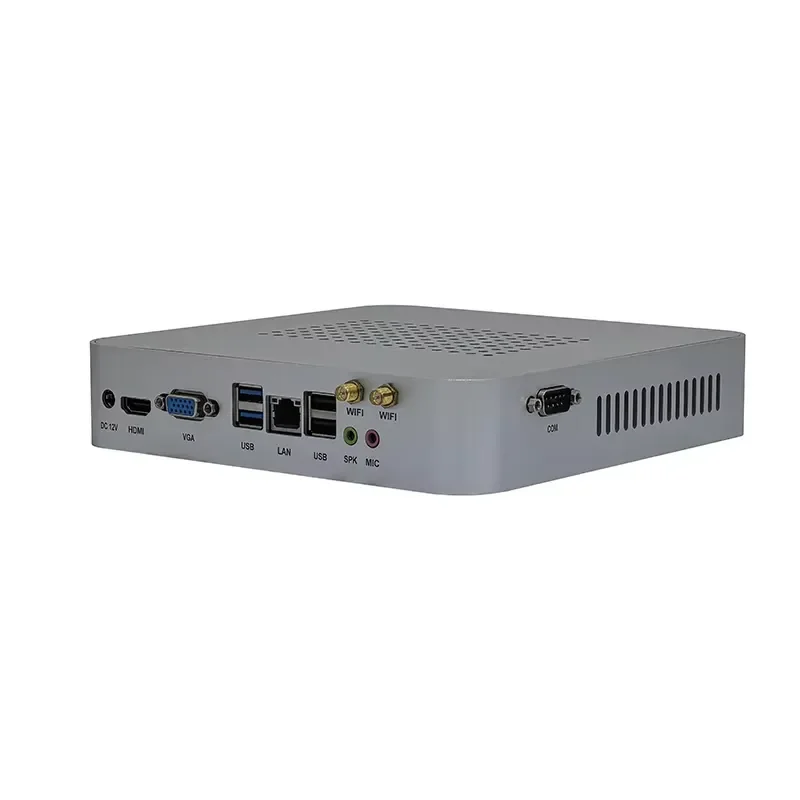 BOLRZO 2026 ELSKY ultra-thin micro host HD4006 mini computer 4K HDMI monitor DDR4 64G memory, Core I7 8565U school student