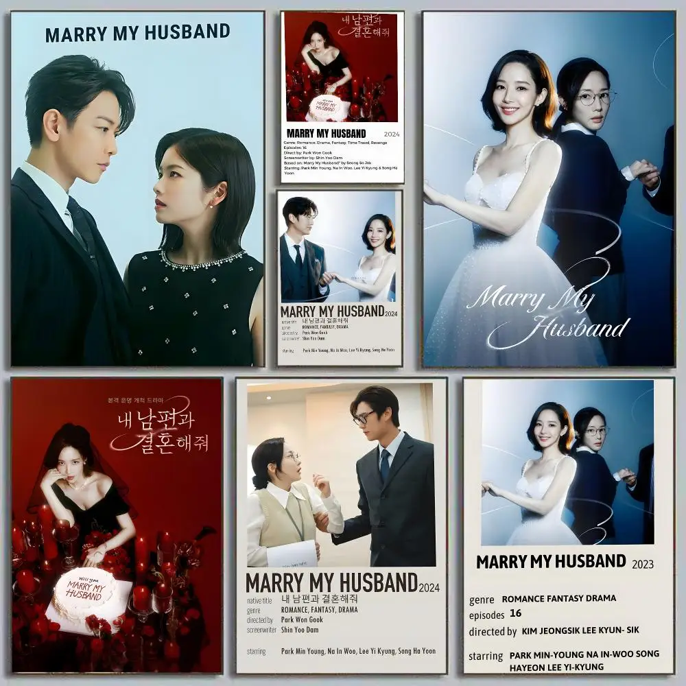 Marry My H-Husband TV SERISE Poster Sticky Poster Home Office Wall Bedroom Living Room Kitchen Decoration Painting