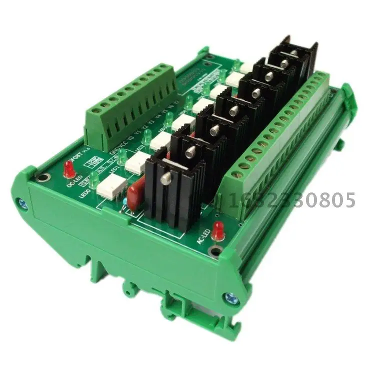 

PLC AC Output Amplifier Board Thyristor Zero-crossing Trigger Free Rail Bracket Tools