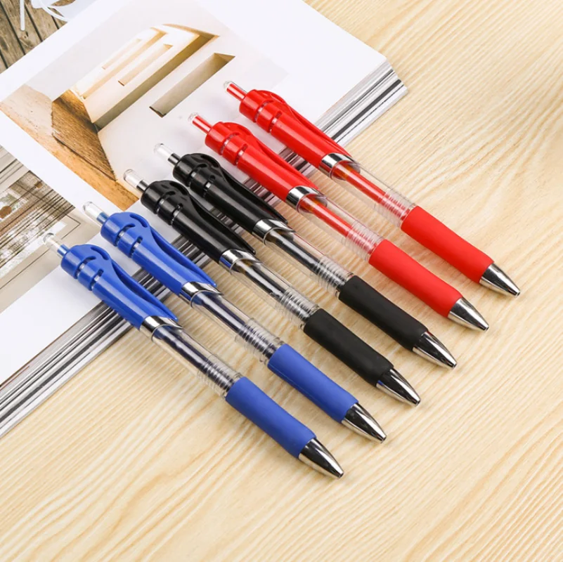 

36 Pcs Wholesale Source Manufacturer K35 Press Neutral Pen 0.5mm Office Signature Pen Gift Business Advertising Pen Wholesale