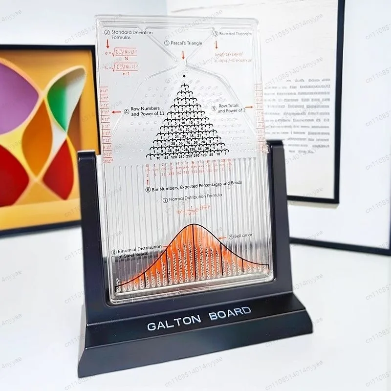 simple-desktop-ornaments-children's-gift-for-mathematics-enthusiasts-galton-plate-normal-distribution-model