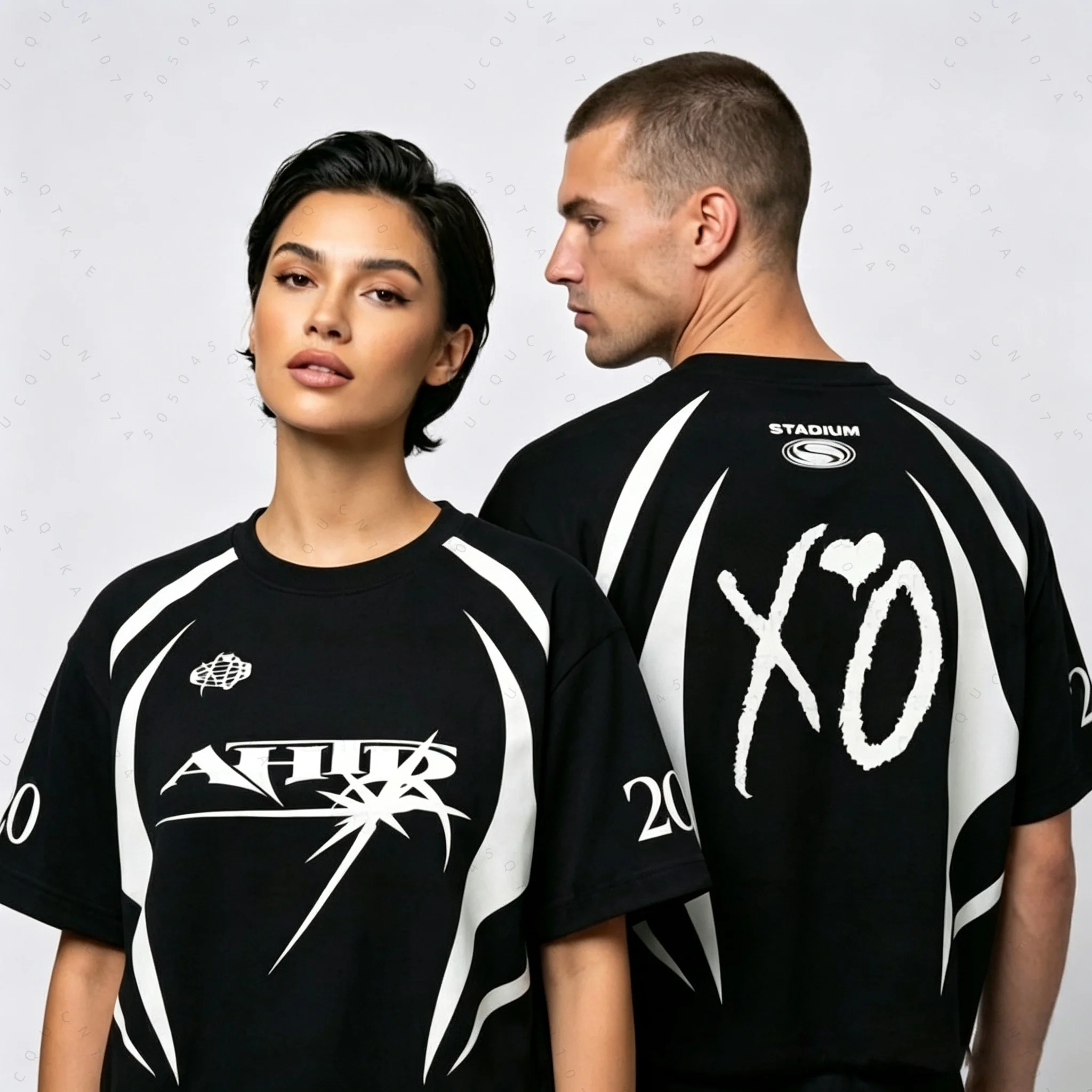 K-Pop Korea Style Numbers Jersey Choose Members Unisex T-Shirt Breathable Quick-Dry Soft Stretchy Women Men Motorcycle T-Shirt