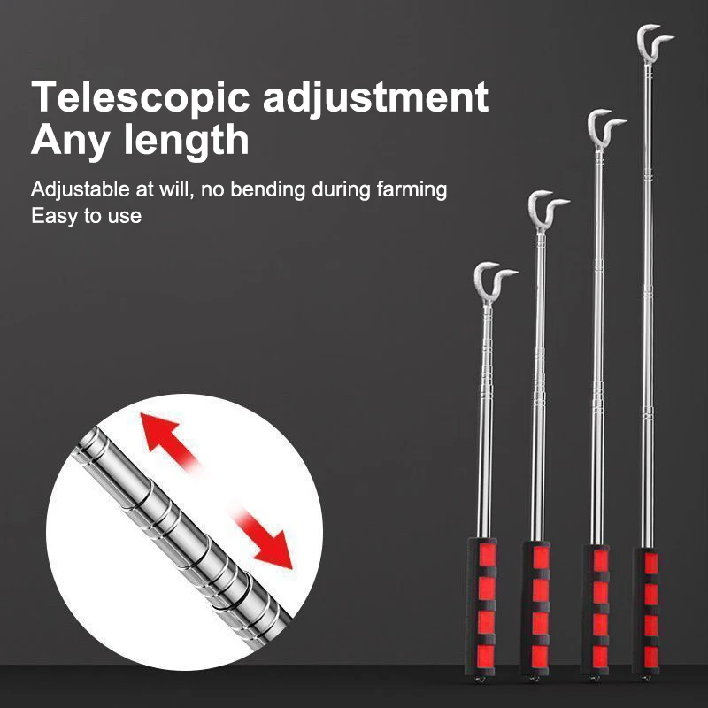 1/2 шт. регулируемые телескопические инструменты для сбора грибов, сборщик для сбора грибов, универсальный комбайн для грибов, нескользящая ручка