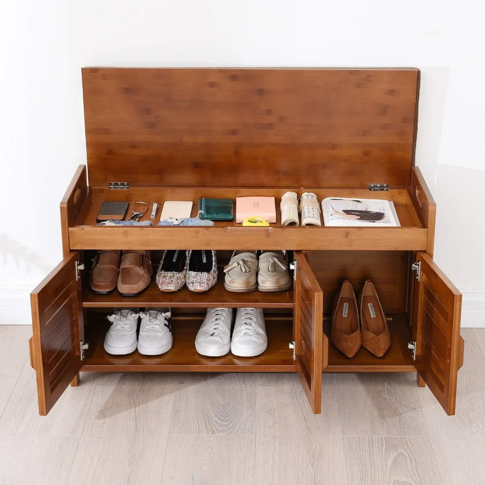 Bench & Shoe Cabinet & Shoe Storage Bench Shoe Rack Entryway Storage Bench