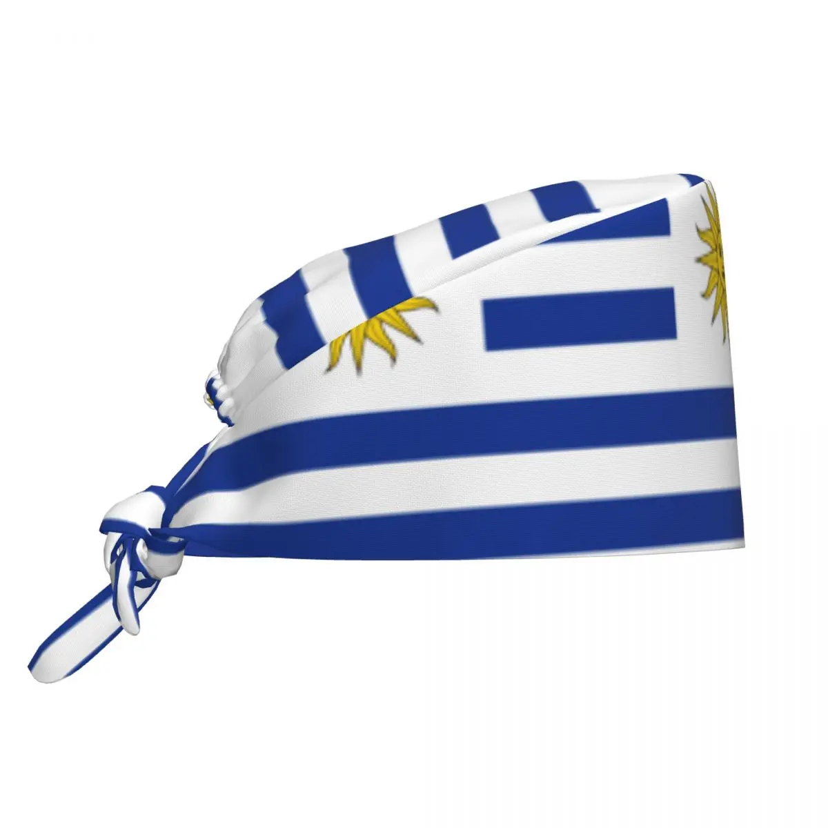 Pet Shop Flag Of Uruguay Unisex Nursing Scrub Caps Fashion Breathable Veterinary Nursing Accessories