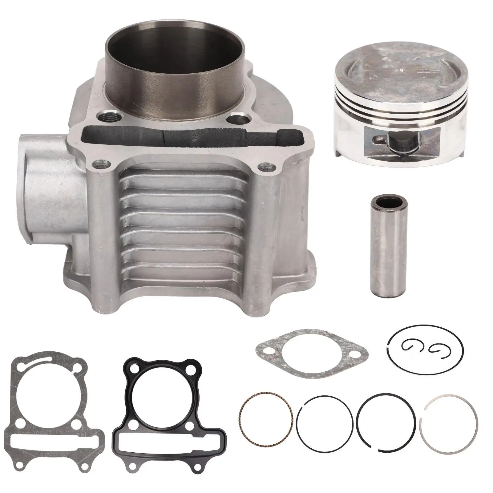 

Engine Cylinder Kit Cylinder Assembly Kit Wear Resistant Efficient Durable Stable Performance with Piston for gy6 15 cc Scooter