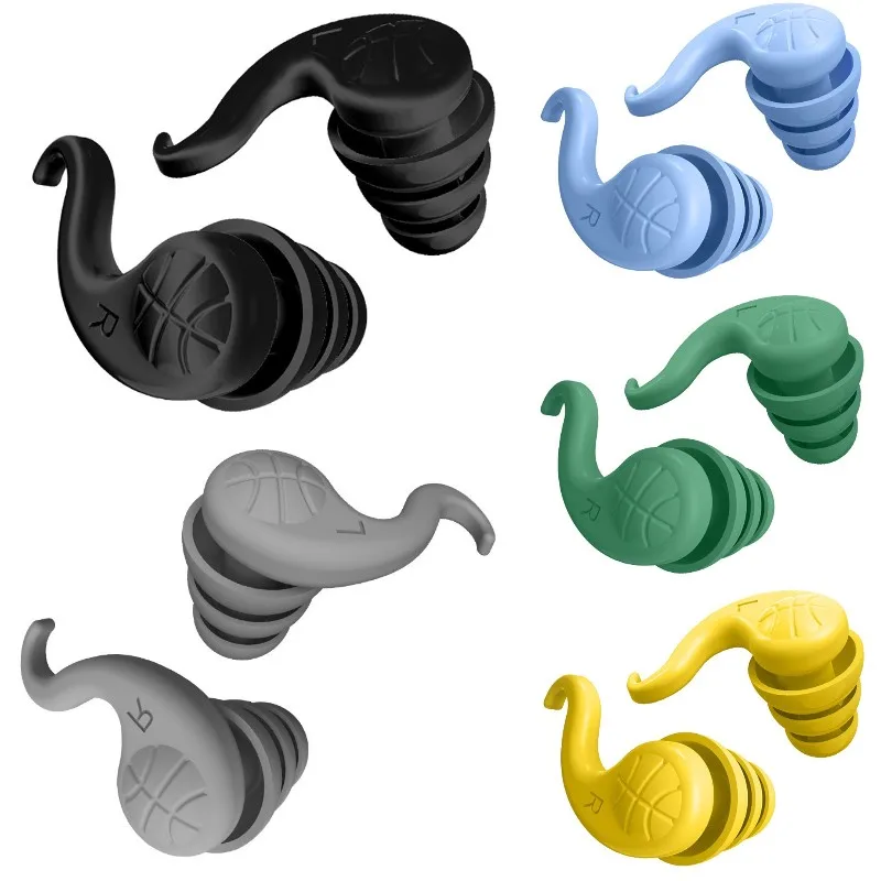 Anti Noise Silicone Earplugs Waterproof Swimming Ear Plugs For Sleeping Diving Surf Soft Comfort Natation Swimming Ear Protector