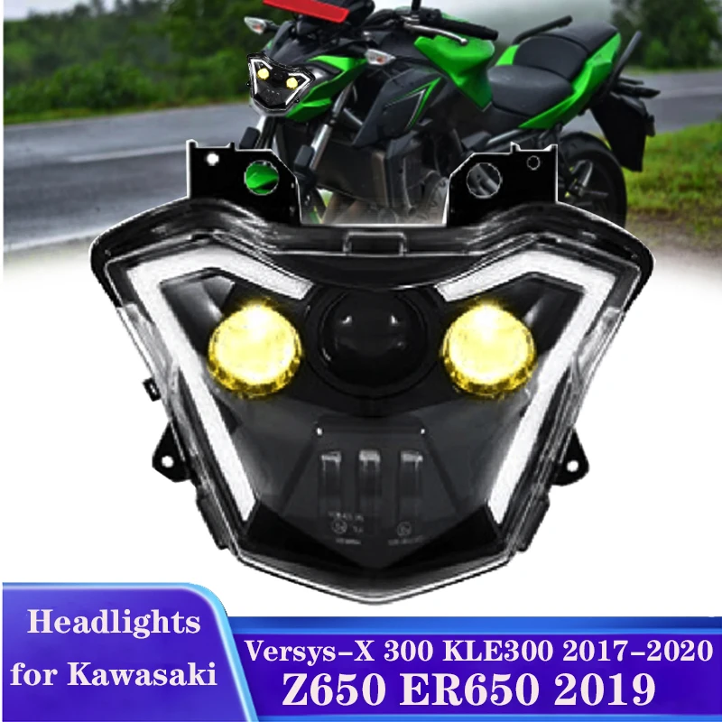 

LED Headlight with high low beam for Kawasaki Z650 2017+