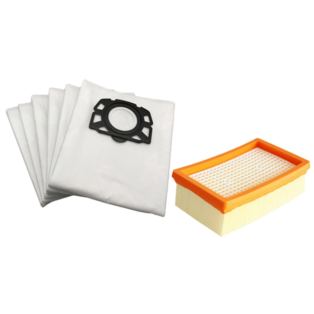 Bolsas de filtro para polvo para Karcher MV4 MV5 MV6 WD4 WD5 WD6 bolsa de repuesto para Karcher WD4000 a WD5999 parte 2.863-006.0