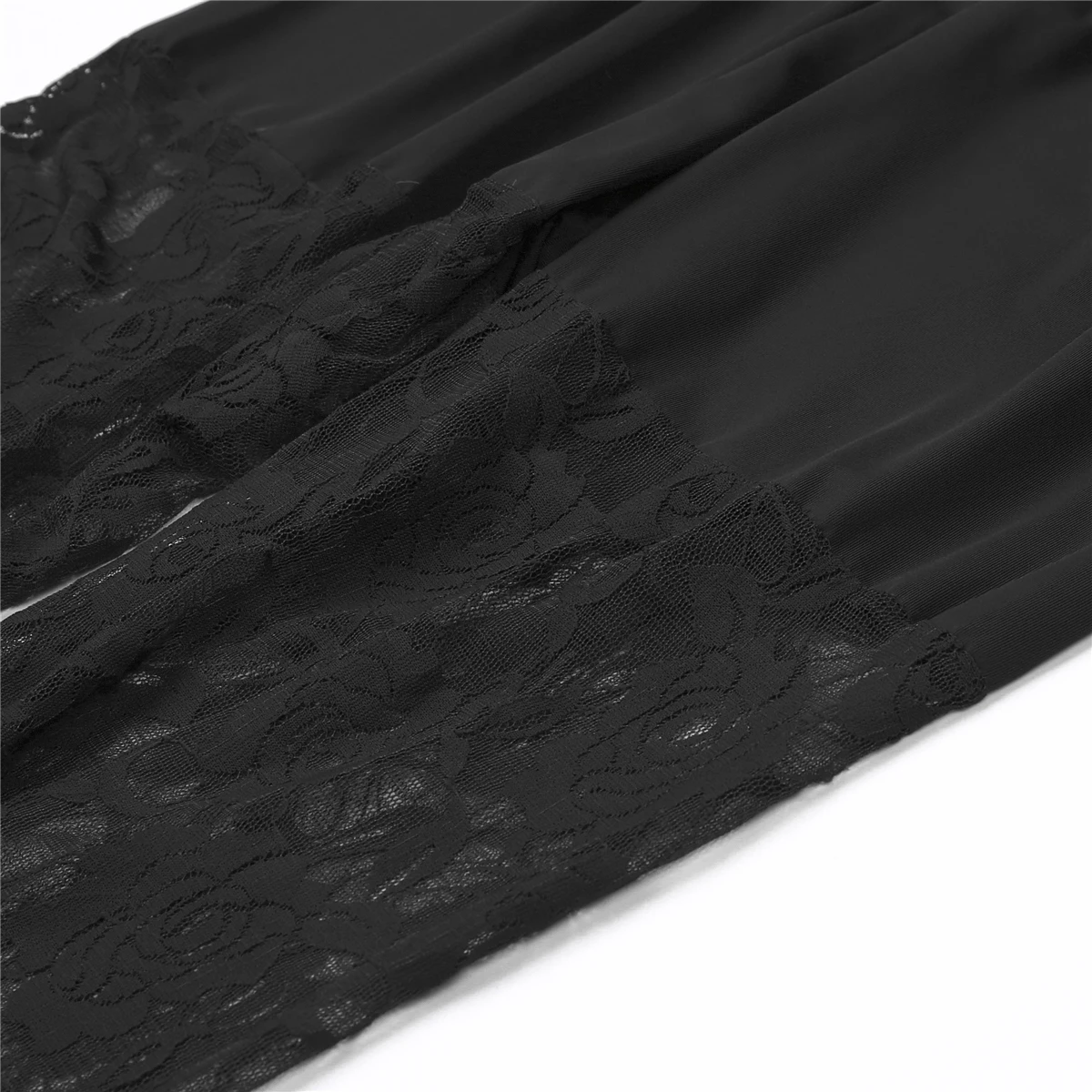 Vrouwen Plus Size Leggings Effen Kleur Skinny Broek Sheer Floral Lace Stiksels Leggings Hoge Taille Stretch Broek L-4XL