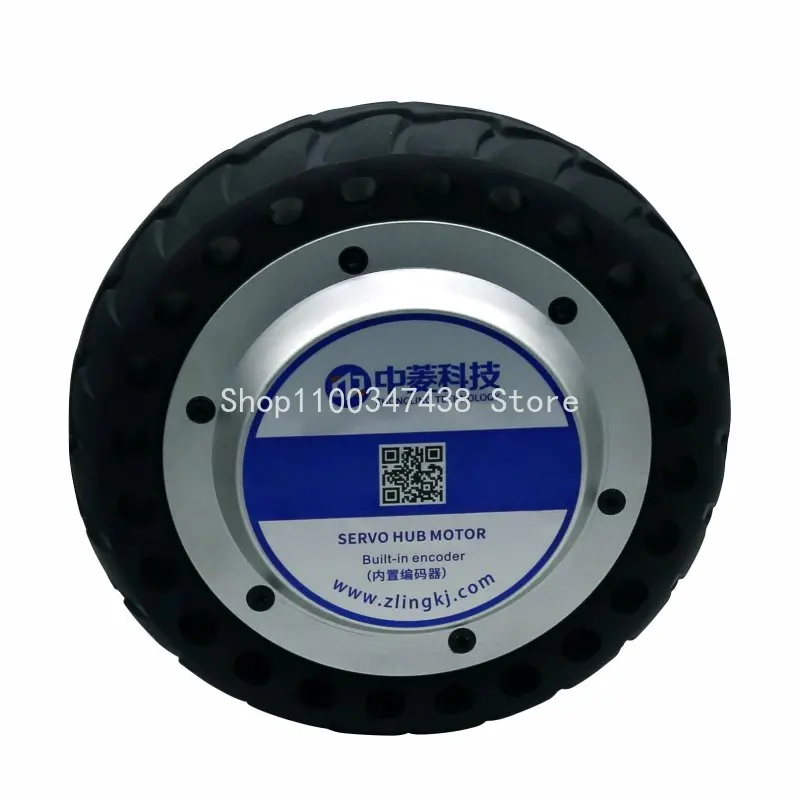 8-Inch 4096-Draad Servo Hub Motor ZlAC706/Kan/8015 Driver 24V Dc Robot Agv interne Encoder