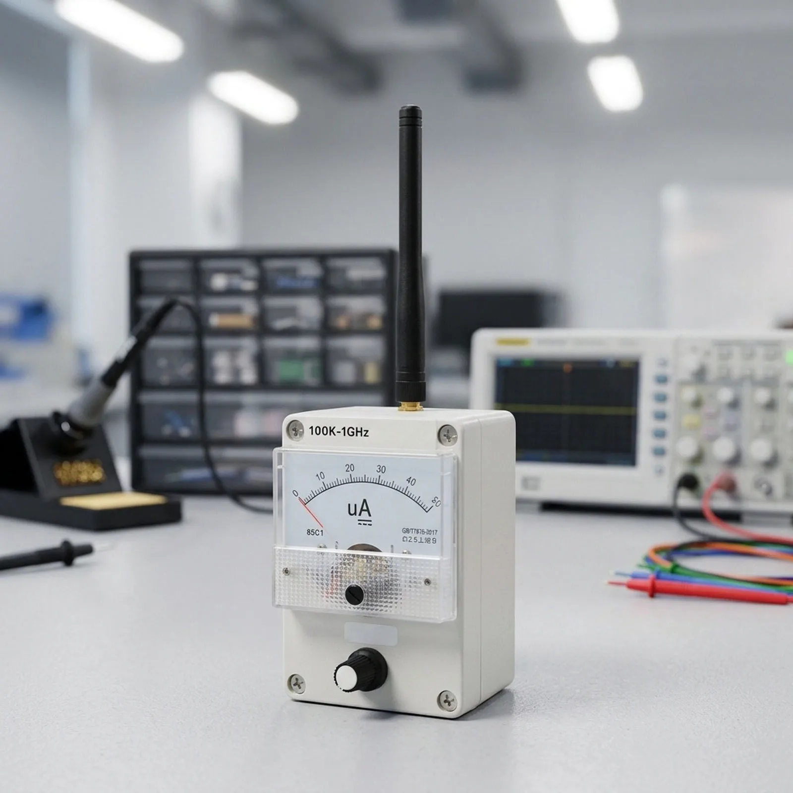 Rf Signal Level Detection Tool Handheld Instrument RF Signal Level Meter for spectrum Analyzer Small Size Test Sensitivity