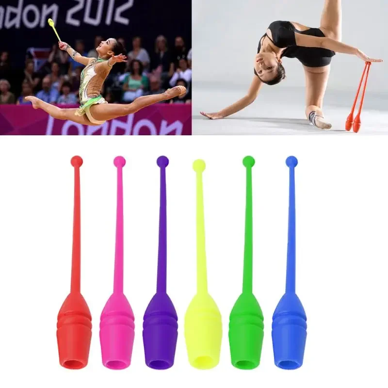 1PC Wielokolorowy drążek do gimnastyki rytmicznej Rytm Trening fitness Drążek konkursowy Sprzęt gimnastyczny