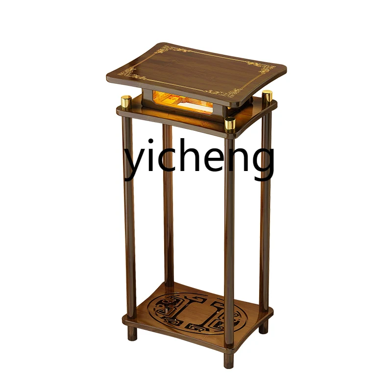 

YY in Chinese Antique Style Flower Stand Jardiniere Simple Side Table Corner Table Sofa Side Cabinet