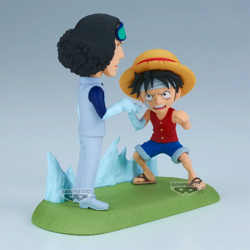 BANDAI Original One Piece WCF LOG STORIES Monkey D. Luffy Kuzan Anime Action Figures Toys For Boys Girls Gift Collectible Model