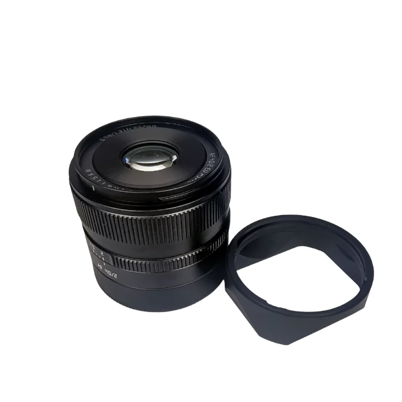 TTArtisan AF 40mm F2.0用キャップ付きアルミ角型レンズフード