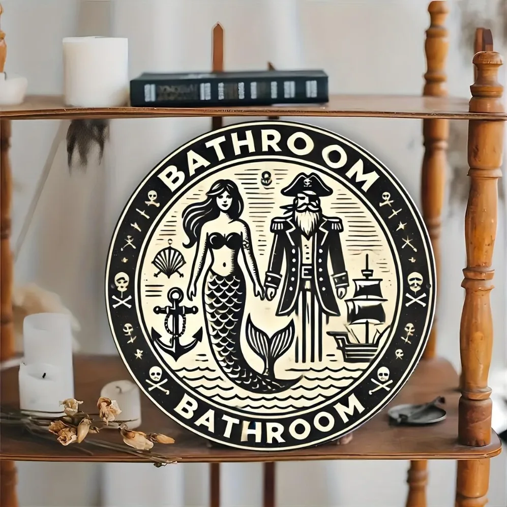 2D جولة النحت الجدار الزخرفية | الرسوم التوضيحية المستوحاة من البحري، هدية الهالوين وعيد الميلاد، ديكور الحمام/الغرفة #5