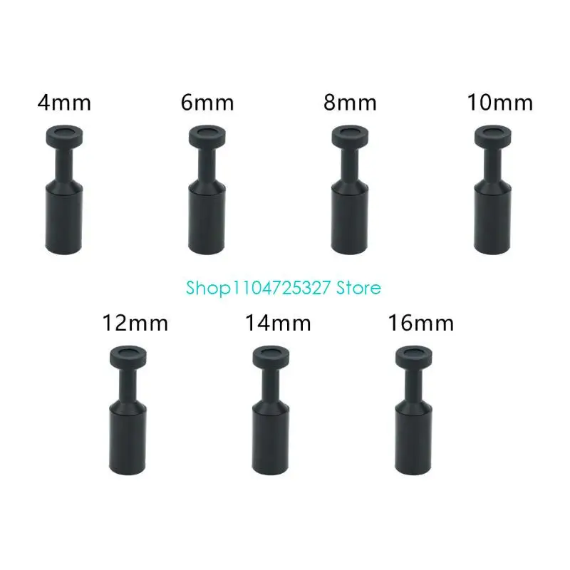 D8KF Leakproof Air Hose Plug With Anti Leakage Function Corrosion Resistant Plastic For Pneumatic Equipment Installation 20pc