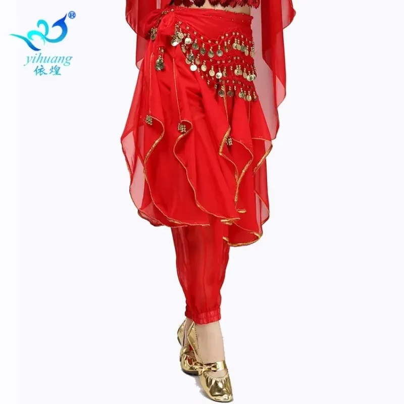 

1pcs/lot woman belly dancing chiffon pants female lantern long pants