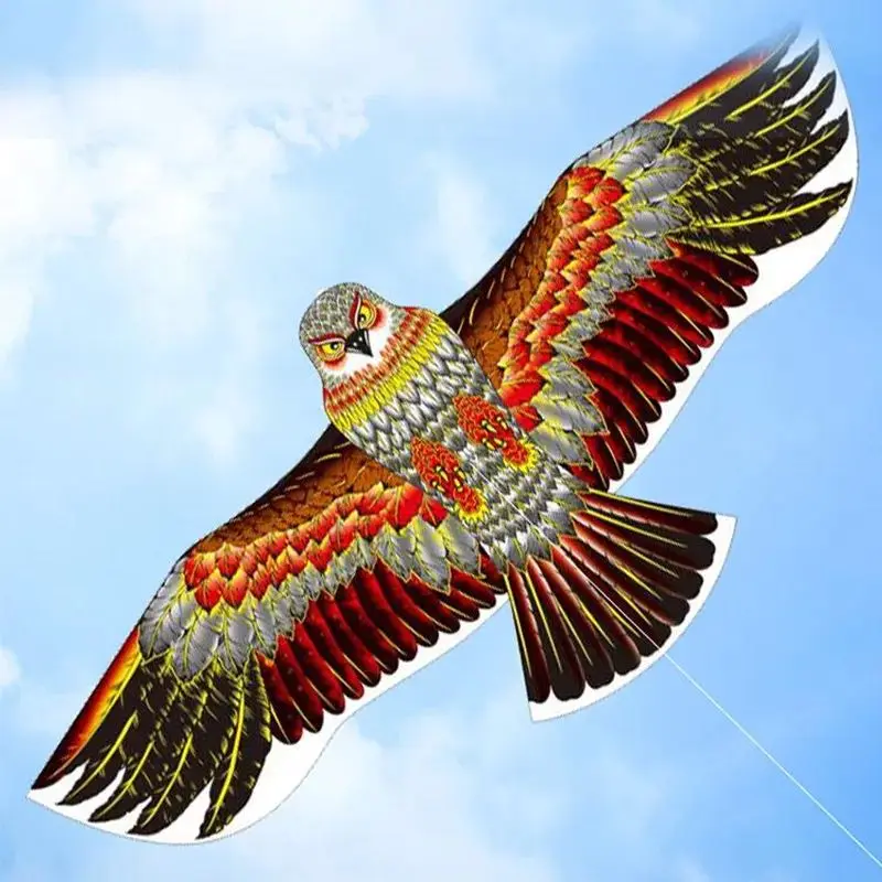 خط سلسلة طائرة ورقية جديدة على شكل نسر للأطفال، مقبض حبل طائرة ورقية كهربائية، ألعاب ممتعة في الهواء الطلق، طائرة ورقية كبيرة جدًا، طائرة ورقية للبالغين، متعة