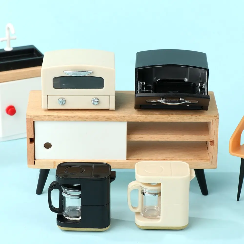 

Kitchen Electrical Model Drink Machine Kitchen Bread Machine Miniature Coffeemaker Juicer Coffee Pot Dollhouse Coffee Machine