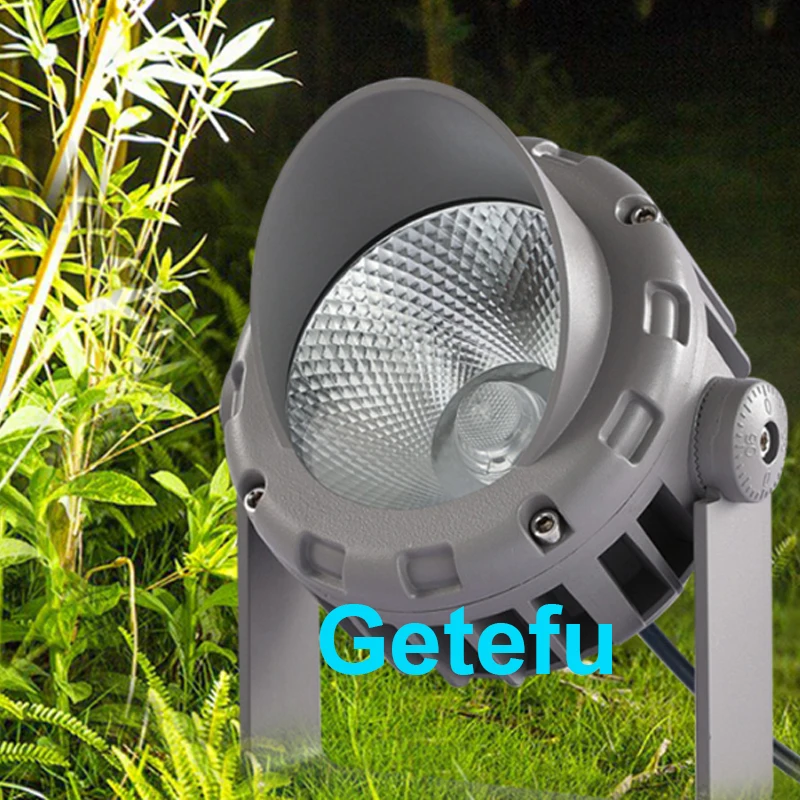 LED COB Gartenbeleuchtung 20W 30W 40W 50W Outdoor-Spike-Rasenlampe Wasserdichte LED-Leuchte Gartenweg-Spotlights AC110V 220V – Detail 1