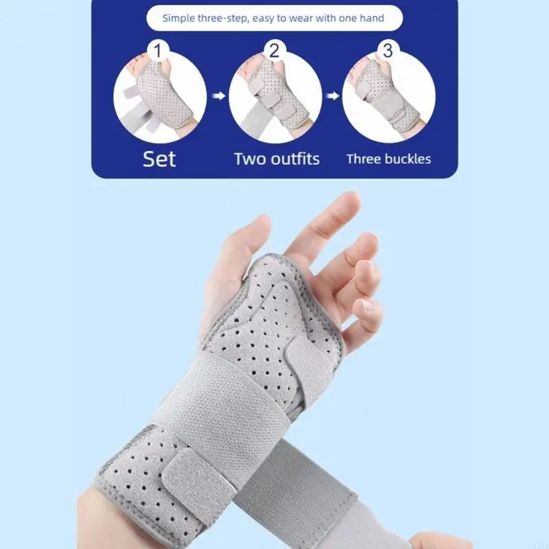   Modifiable Wrist Support With Steel Rod For Tendonitis Security During Basketball Office Work Tasks