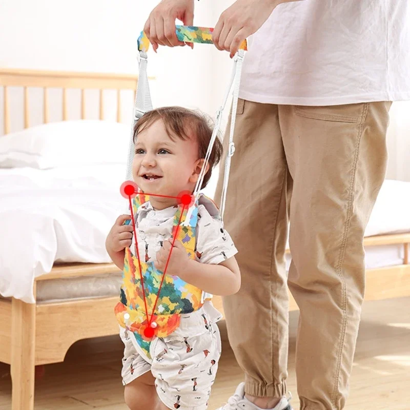 

Cotton Infant Walking Trainer Harness Reduces Lower Back Strain Adjustable Straps Perfect For First Step Practice 15UB