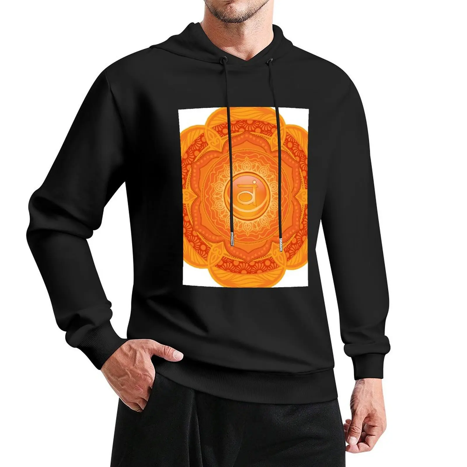 

Sacral Chakra Mandala - 07 Pullover Hoodie men clothes mens clothing winter clothes autumn clothes new in hoodies & sweatshirts