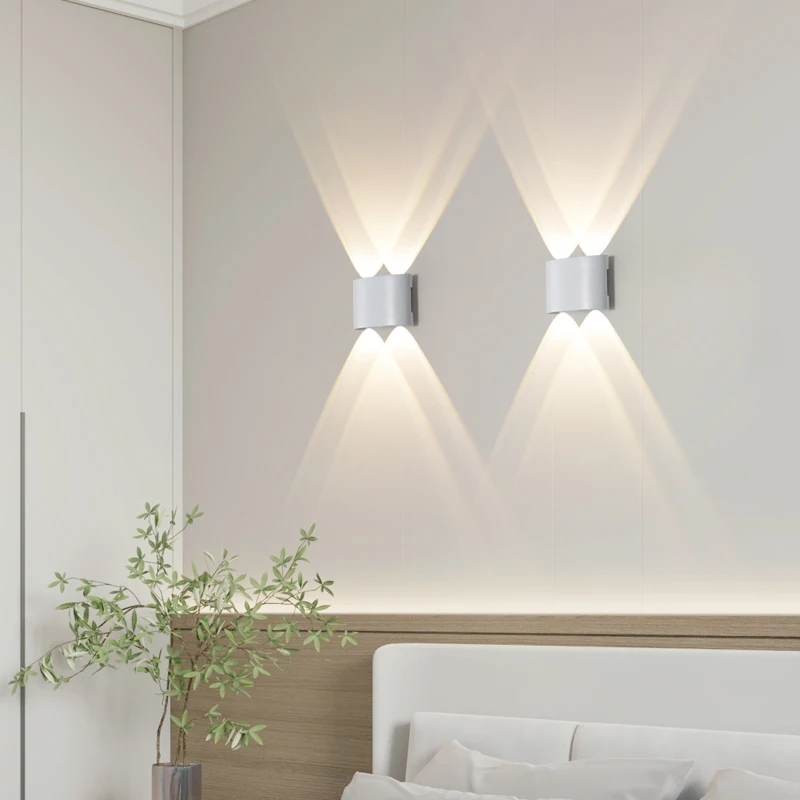 Lujia Liangpin Outdoor Wall Lamp Modern minimalist Living Room Background Wall Corridor Master Bedroom Bedside Lamp