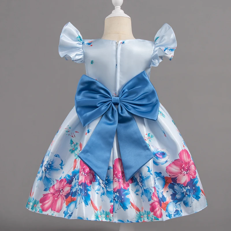 Children Wedding Dress Girl Flower Dresses Kids Gown Birthday Party Flower Girl's Evening Dress