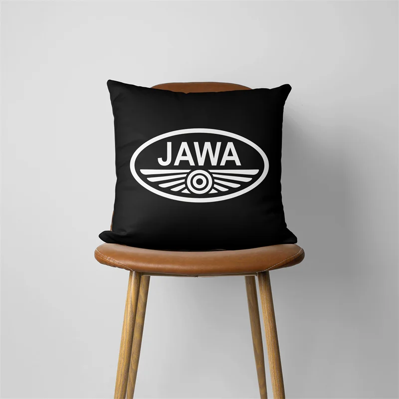 Jawa Motorcycles Pillow Case Home Decorative Gift Sofa Car Cushions 45x45cm Square Pillowcase Chair Pillow Cove 504
