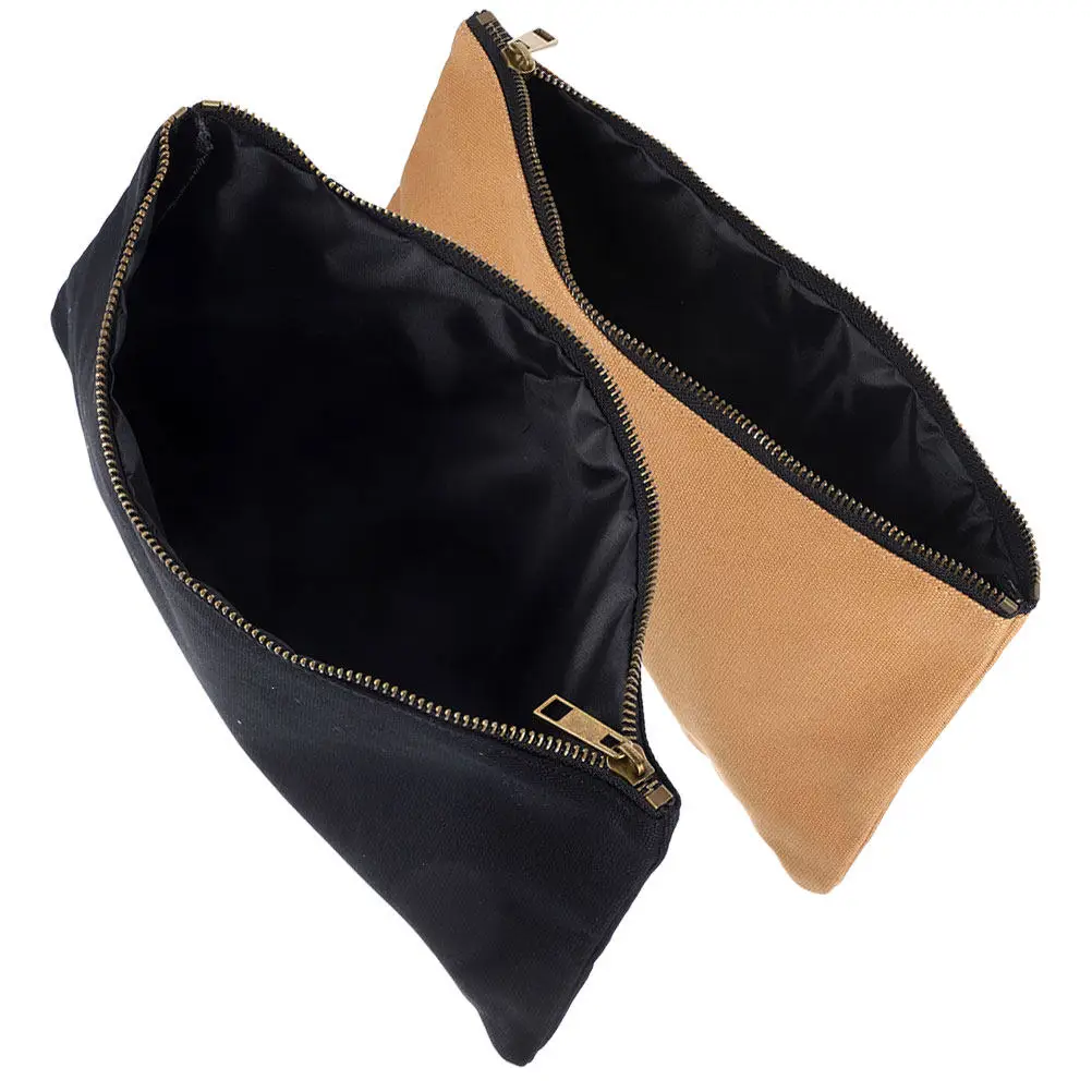 2-個ツール収納袋オックスフォード生地耐摩耗性ジッパーポーチポータブルツールオーガナイザーハンドツールハードウェア用