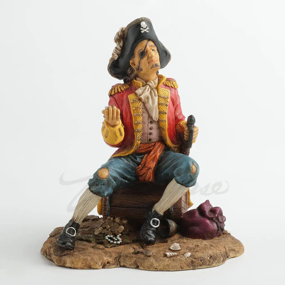 Pirate Captain Sculpture 