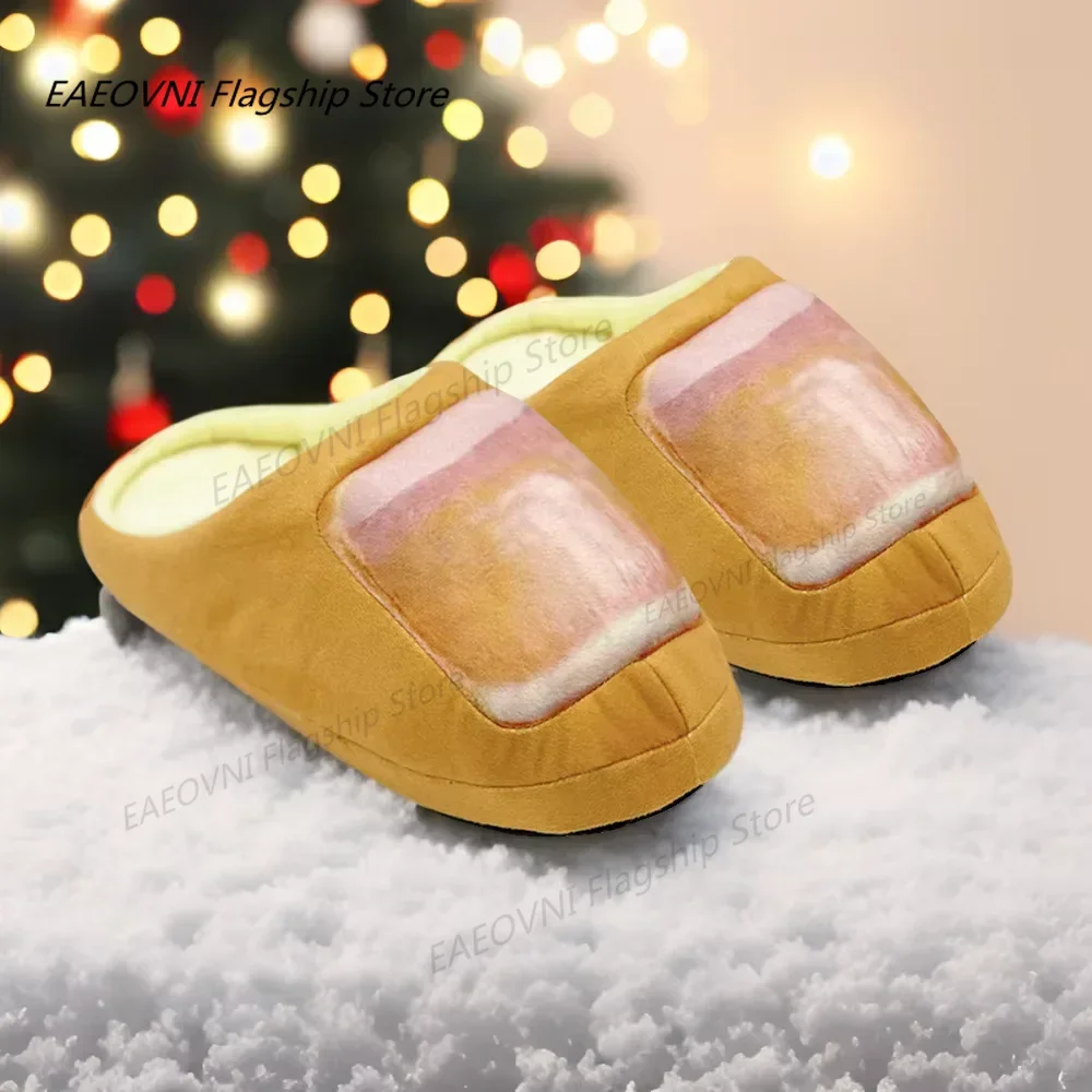 New Toe Pattern Plush Slippers Men Women Fun Digit Pattern House Shoes Adults Soft Warm Shoes Personalized creativity