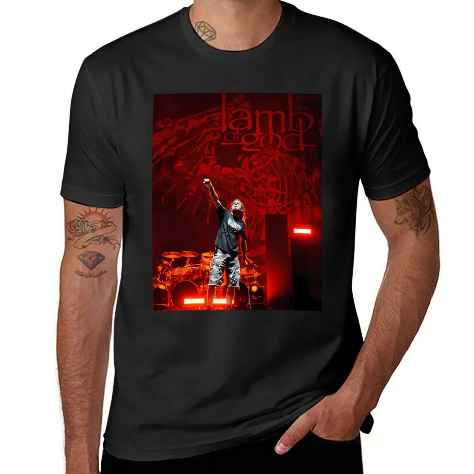 Randy Blythe - Lamb of God T-Shirt oversizeds korean fashion mens graphic t-shirts pack