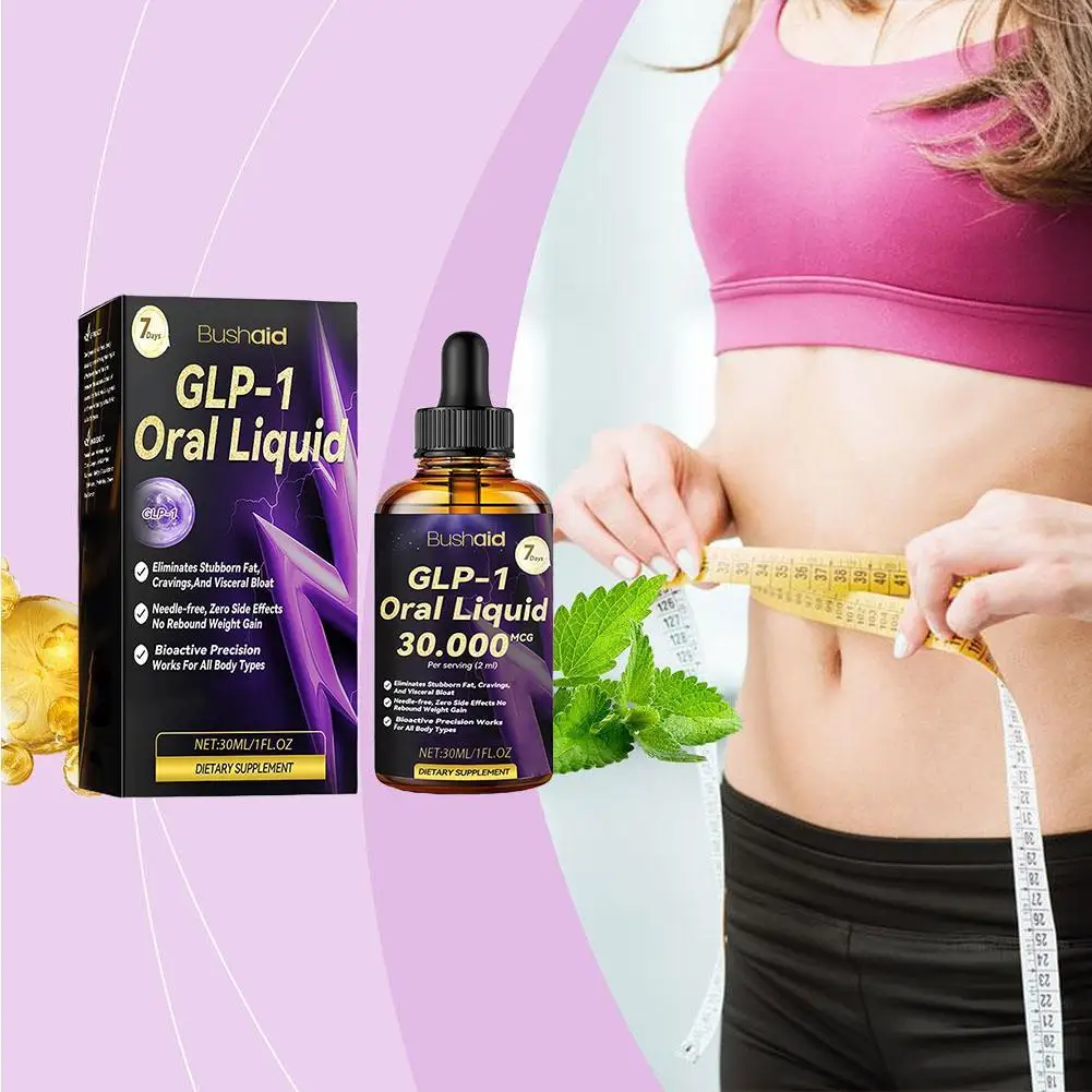 

30ml 5PCS Intestinal Decompression Drops Eliminates Stubborn Fat,Cravings, And Visceral Bloat Dietary Supplement