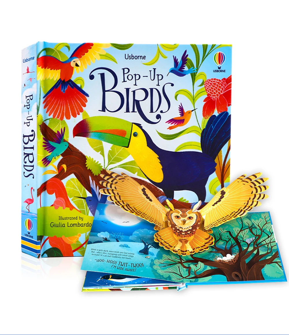 Usborne Books Pop Up 3D Flap Picture English Story Books for Kids Reading Activity Bedtime Book Toddlers Gifts Montessori Toys