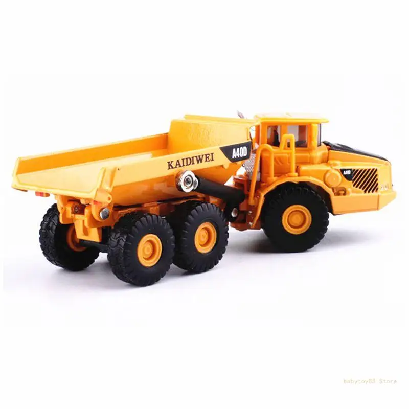 Y4UD 5Inch Toy Construction Vehicle Simulation Truck with Jointed Parts for Boy 3/4/5