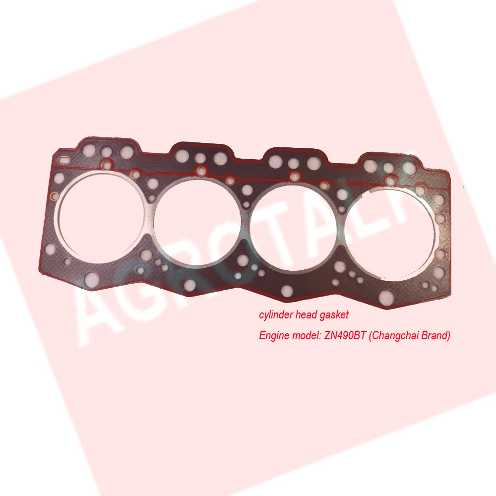 Cylinder Head Gasket / Oil Sump Gasket ZN490T-110001 for Changchai Engine ZN490BT / 4L68 / 4L88 / 4G33T / 4G33TC