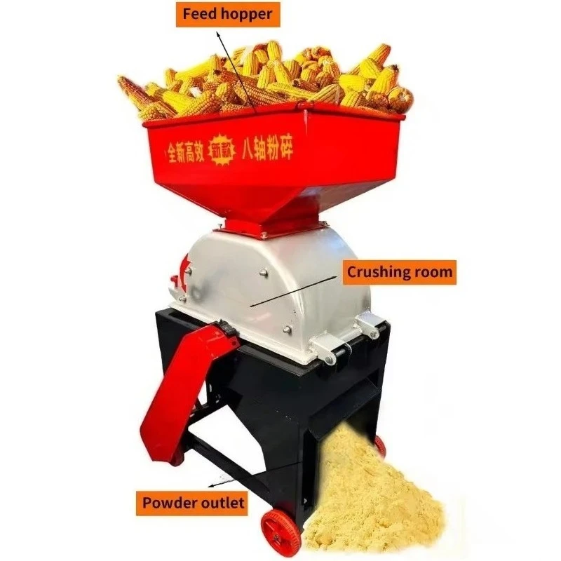 Livestock Feed Corn Grain Grinder Corn Hammer Grinder Corn Grinder 1350 kg/h