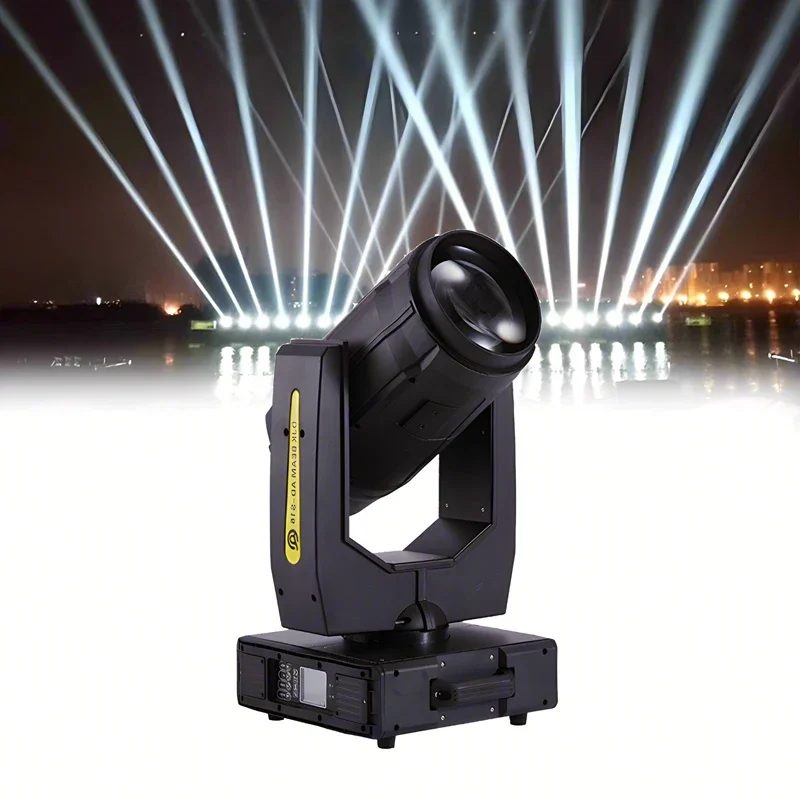 

Outdoor performance with a beam of searchlight 380W, park light show, hotel rooftop using remote waterproof beam lights