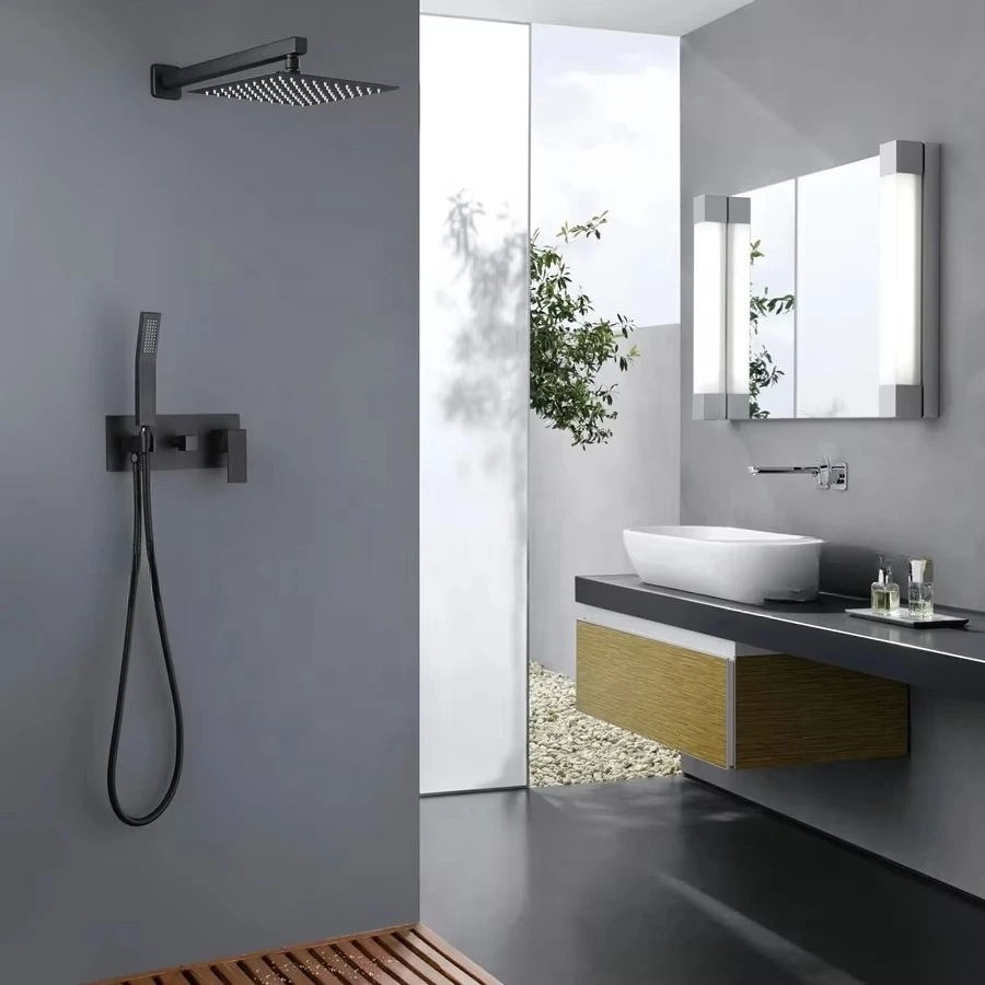 Finishing Bath Rain Shower System Set Hot Style Brass Spray Shower Faucet Bathroom Shower Set