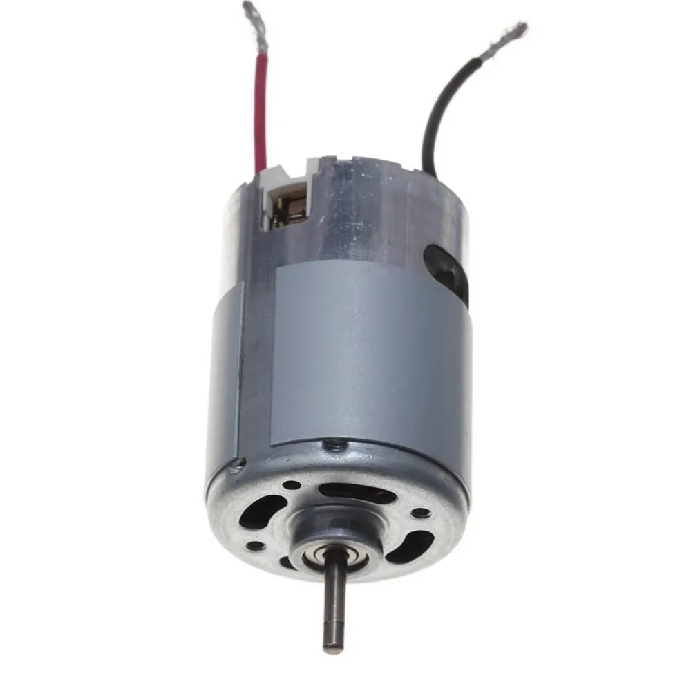 Small 545 Motor Carbon Brush Front Ball Bearing DC3.6V 72W 26000 RPM High-speed 545 Motor for Rechargeable Hand Drill