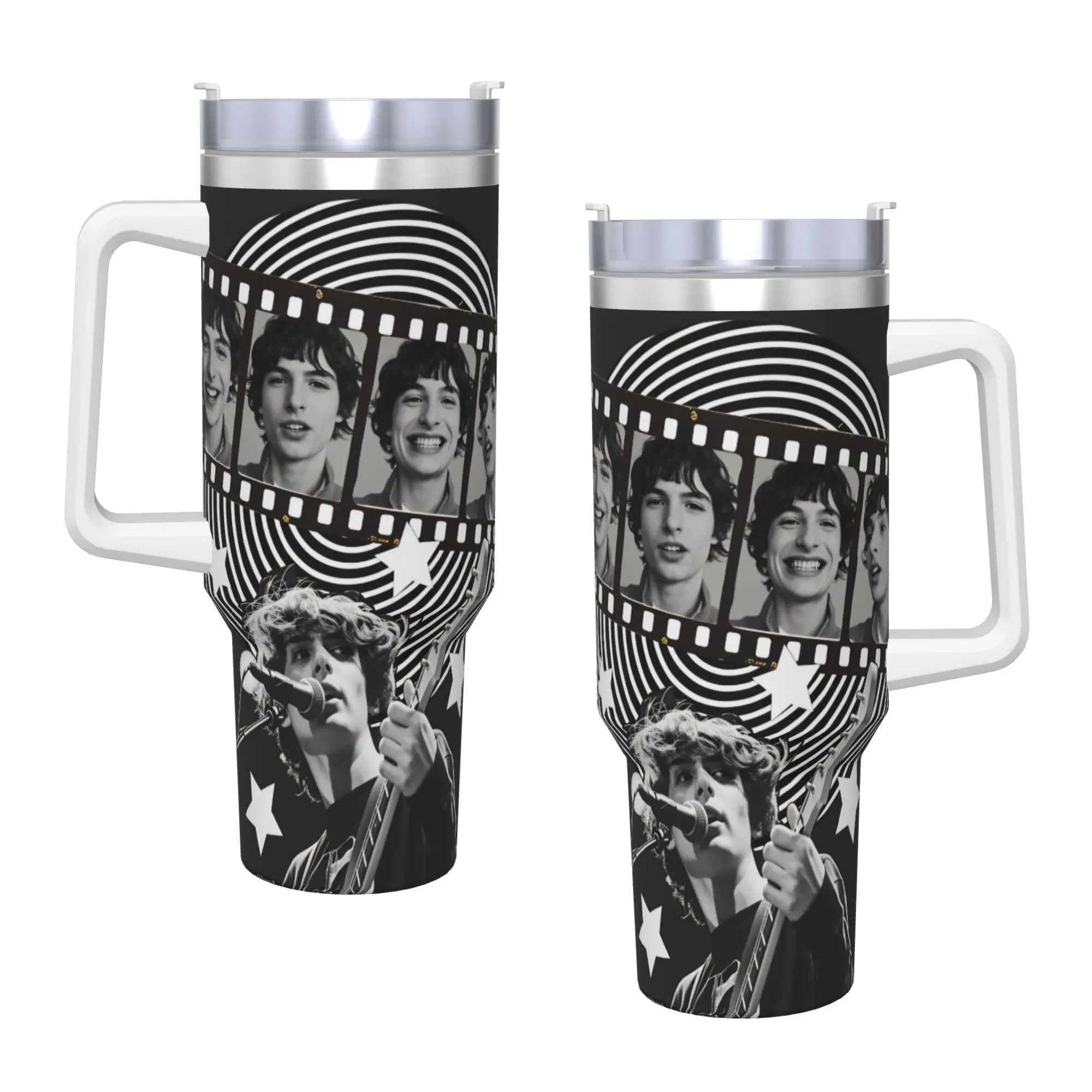 

Finn Wolfhard Stainless Steel Tumbler Travel Car Mugs Large Capacity Thermal Mug Keep Heat Cold Drink Milk Tea Water Bottle