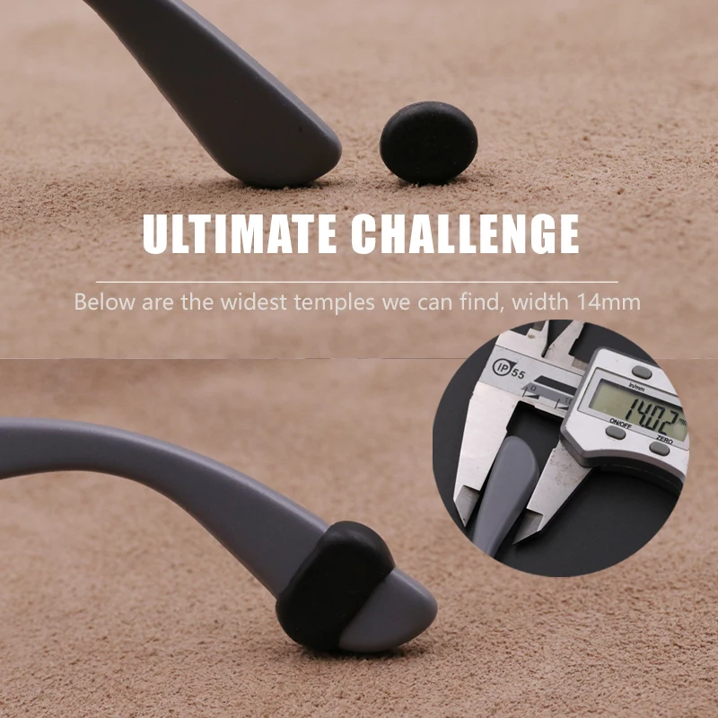 Ear Grip Hooks Anti-slip Holder Glasses Sunglasses Silicone Ear Hook Set For Eyeglasses Eyewear Accessories
