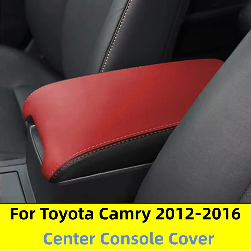 

For 2012-2016 Toyota Camry Central Armrest Box Set Hand Box Protective Leather Cover Automotive Interior Modification