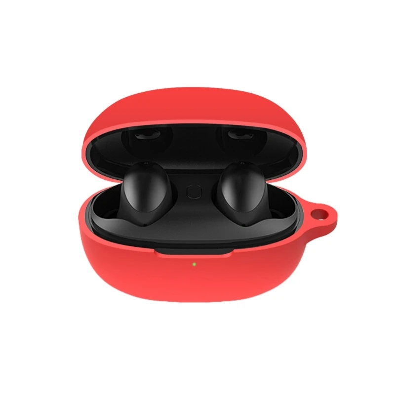 Headphone Shockproof-Housing Skin-friendly Cover for 1MORE ColorBuds 2 Washable Shell-Protect Non-slip Impact-resistant